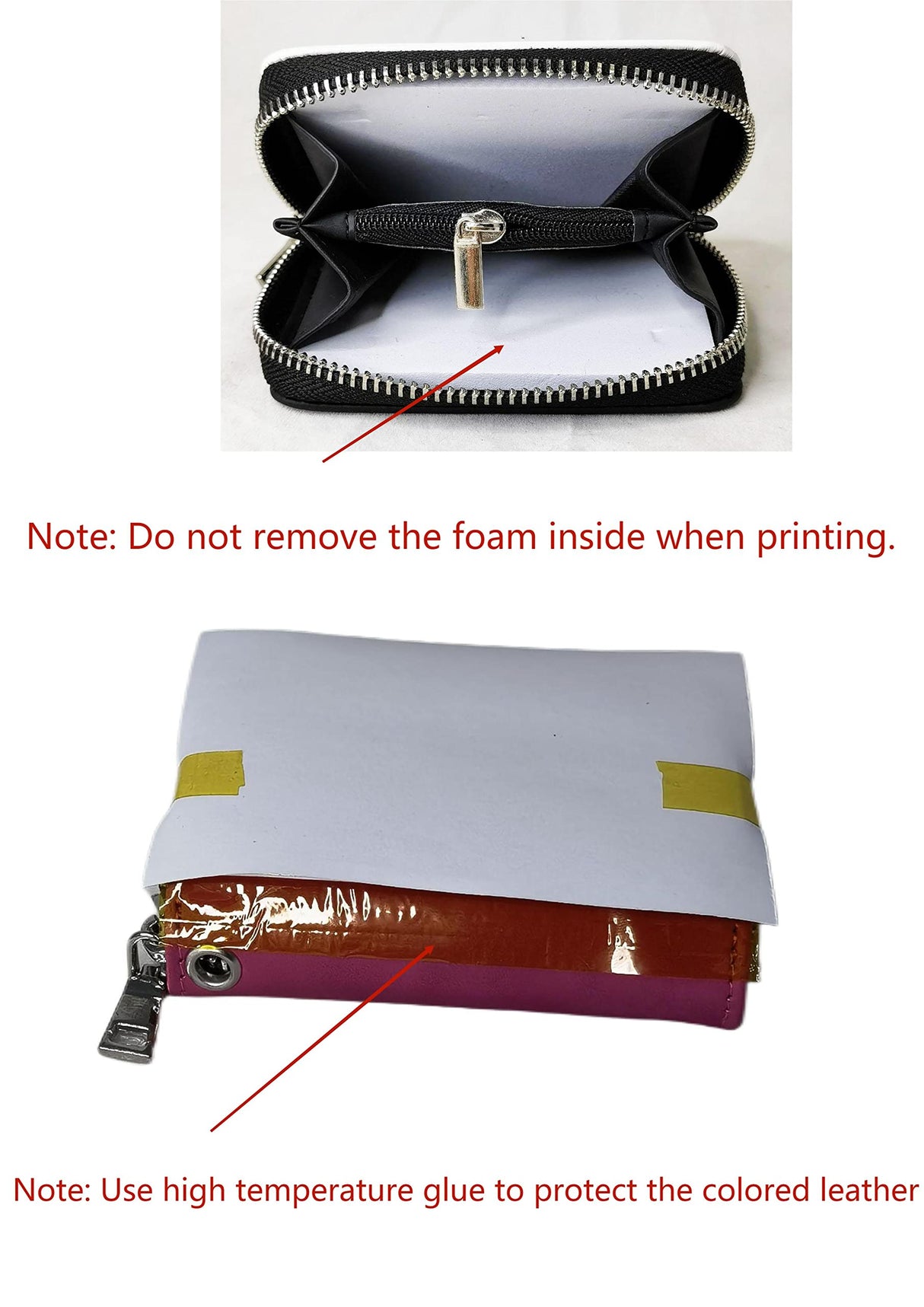 Sublimation Small Coin purse Women's Wallet Leather Coin credit Card holder Diy Craft (Pink) WoodArtSupply