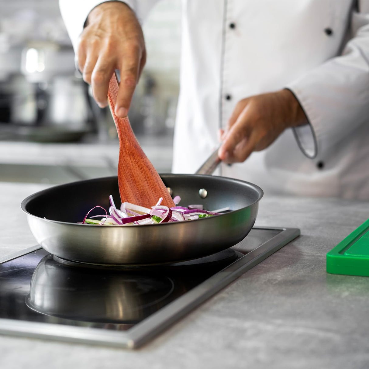 Piriuuo 2 Pcs Wooden Spatula, Flat Wooden Spatula Natural Wooden Spatula for Cooking Long Handle Wood Spatula Kitchen Spatula Wooden Wok Spatula Wooden Cooking Utensils for Non-Stick Cookware Piriuuo