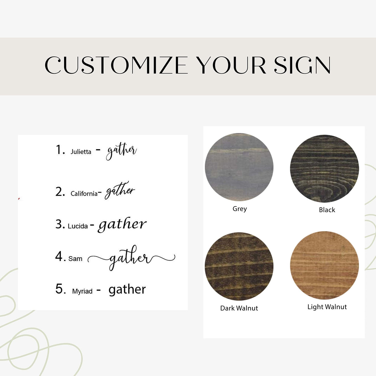 Schafer Art Studio - Framed Custom Wood Sign, Personalized Words or Text Wooden Wall Decor, Rustic Farmhouse Home Decor, Quote Sign Schafer Art Studio