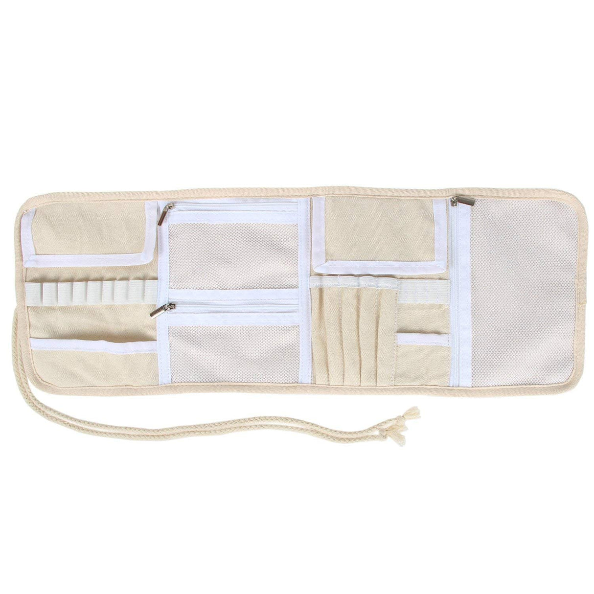 Teamoy Crochet Hook Case, Roll Bag Holder Organizer for Various Crochet Needles and Knitting Accessories, Cartoon Cats Teamoy