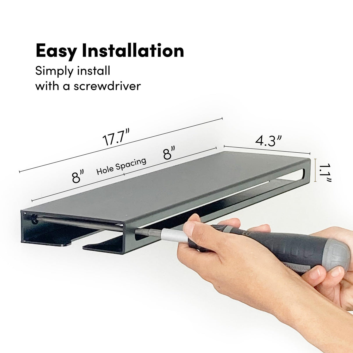 xympo Wall Mounted Wine Rack – Metal Floating Bar Shelf with Bottle and Glass Holder, Holds 5 Bottles and 4-6 Glasses xympo