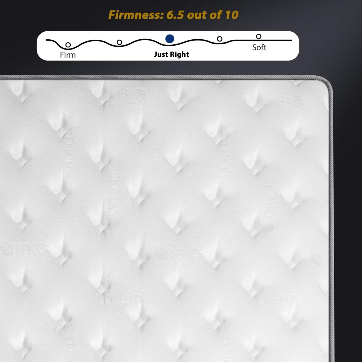 inight Twin Mattress 12 Inch, Individual Wrapped Pocket Springs Zoned Hybrid Mattress with Gel Memory Foam, Ergonomic Pressure Relief, Enhanced Edge Support, Breathable Comfort Night, 365-Night Trial inight