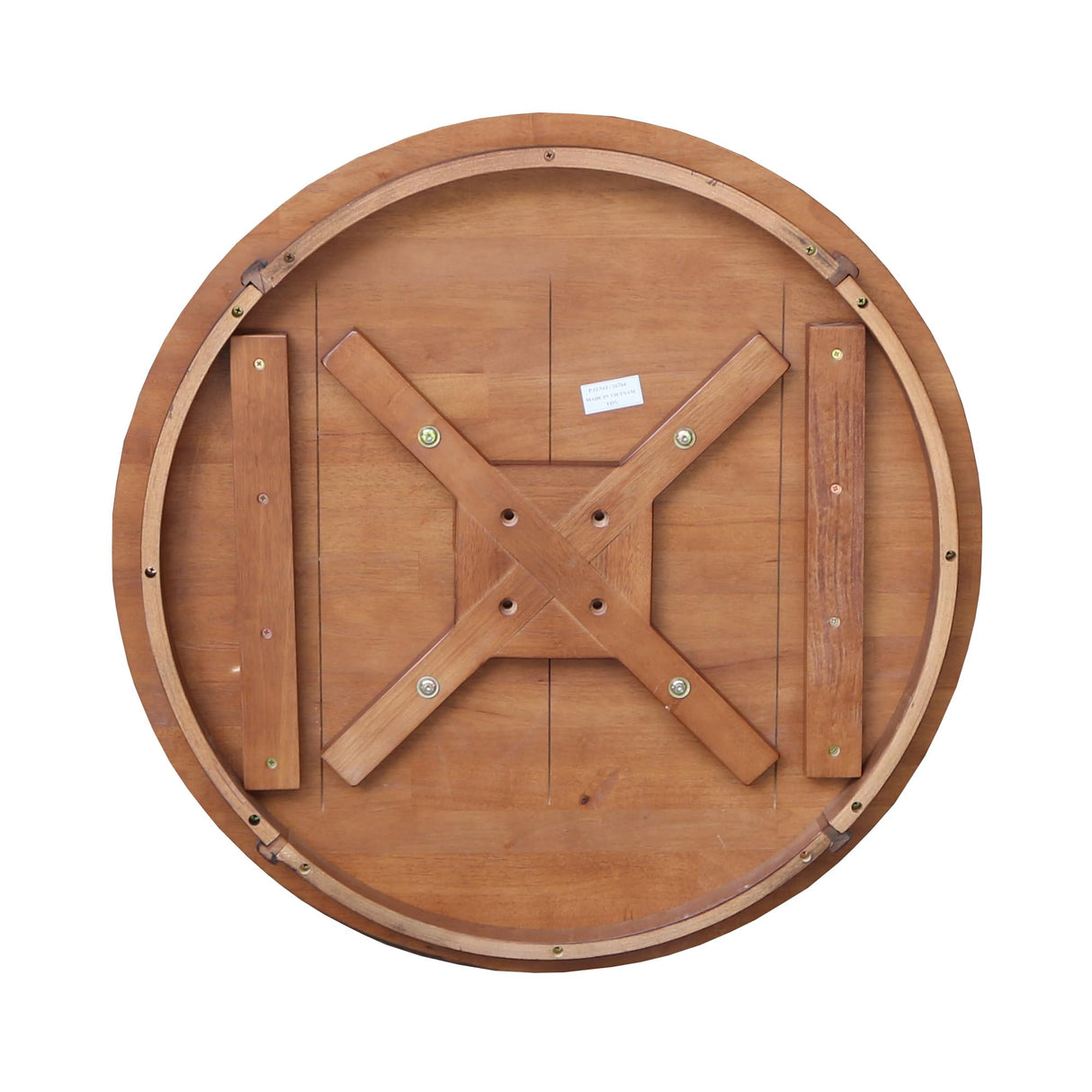 IC International Concepts 30" Round Top Pedestal Table-29.9" Height Dining Table, Distressed Oak IC International Concepts