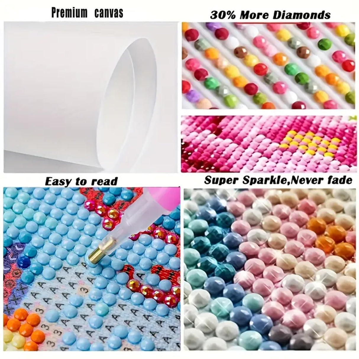 Diamond Art Painting Kits for Adults, Jesus 5D Diamond Painting Dots Art Kits for Adults Beginner, DIY Full Round Gem Crystal Art Paint by Diamond Book, Home Wall Decor 14x 14 in BYGFHLYW