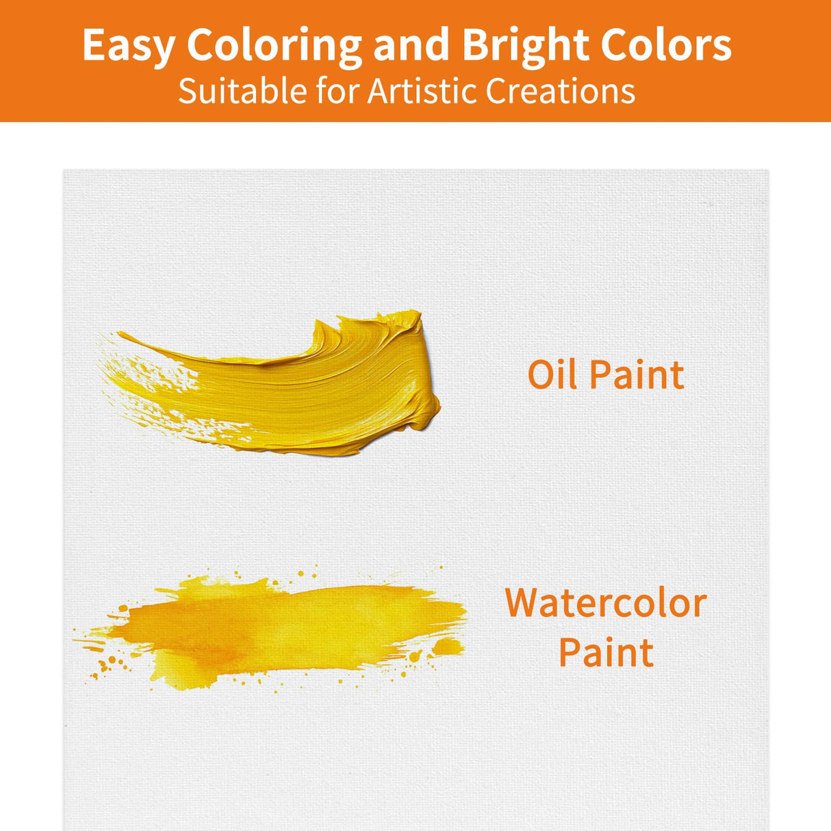 FIXWAL Canvas Boards for Painting 24pcs, with 8x10, 9x12, 11x14, 5x7 Canvases for Painting Art Paint Canvas Panels Gesso Primed Acid-Free Blank Canvas Boards Acrylics Oil Watercolor Paints Fixwal