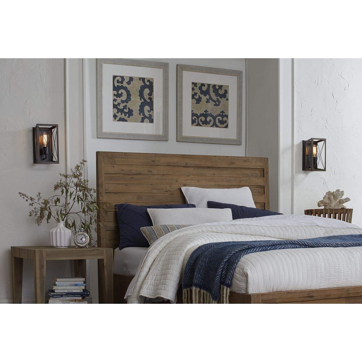 Progress Lighting P710012-020 Briarwood Antique Bronze One-Light Wall Sconce, Architectural Progress Lighting