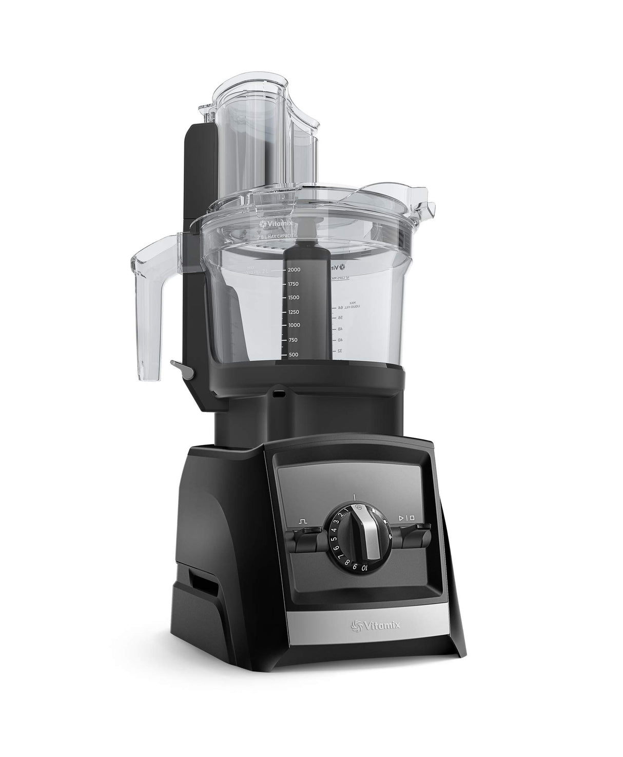 Vitamix 12-Cup Food Processor Attachment with SELF-DETECT™, Compatible with Ascent and Venturist Series, Black Vitamix