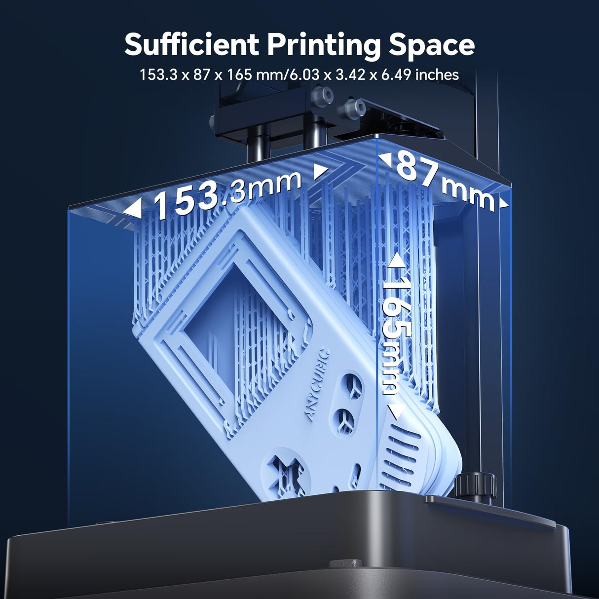 ANYCUBIC Photon Mono 4 10K Resin 3D Printer, 7'' HD Mono LCD Screen, Power Off Resume, Upgraded Light Source, Print Volume 6.04'' x 3.43'' x 6.49'' ANYCUBIC