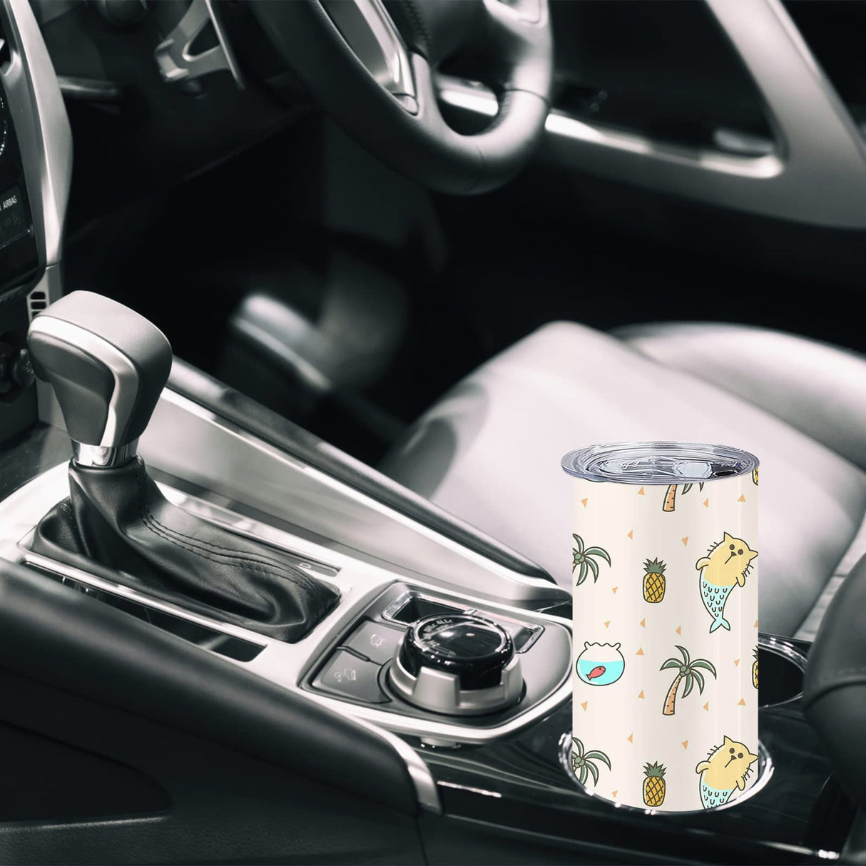 XccMe 20oz Skinny Tumbler Replacement Lids 2 Pack,Spill Proof Splash Resistant Silicone Sliding Covers,Straw Friendly, BPA Free XccMe