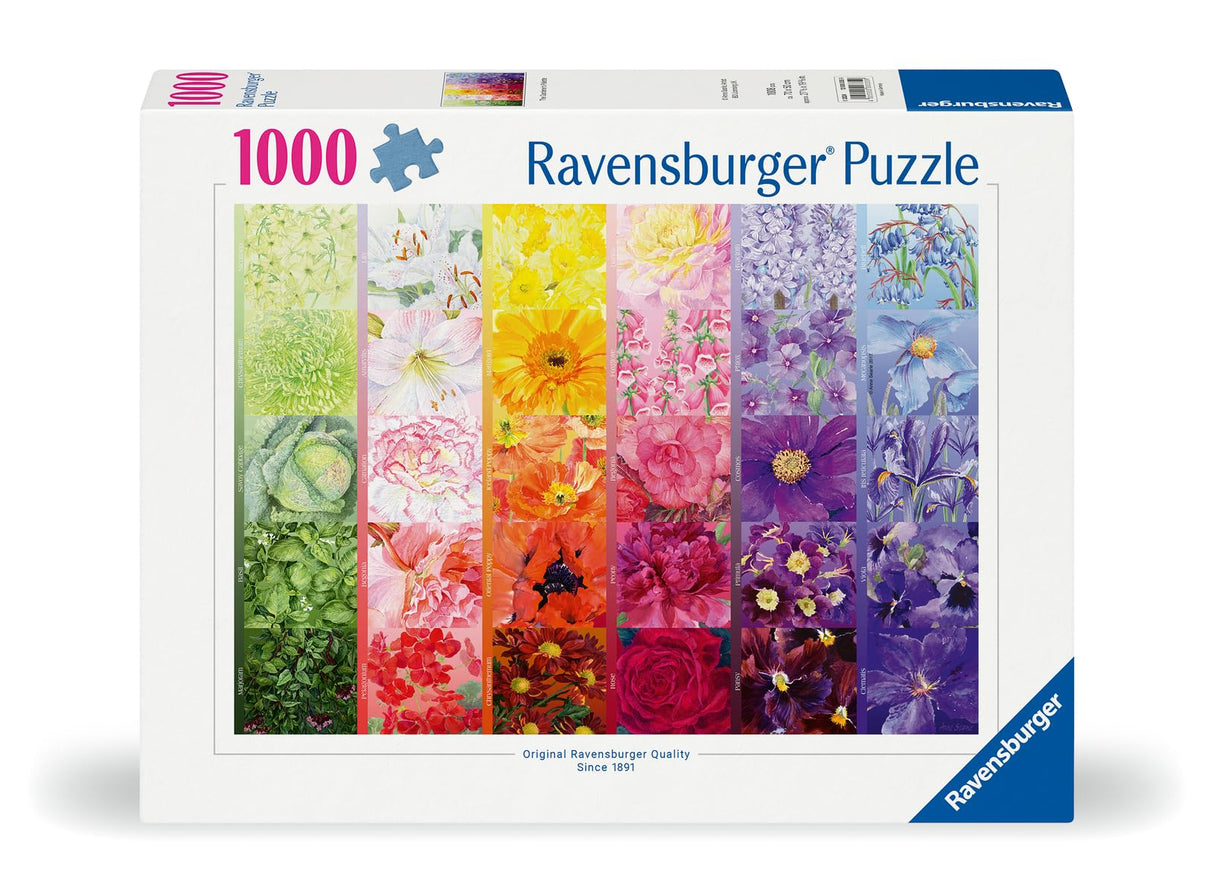 Ravensburger Gardener's Palette 1000 Piece Jigsaw Puzzle for Adults - 12000335 - Handcrafted Tooling, Made in Germany, Every Piece Fits Together Perfectly Ravensburger