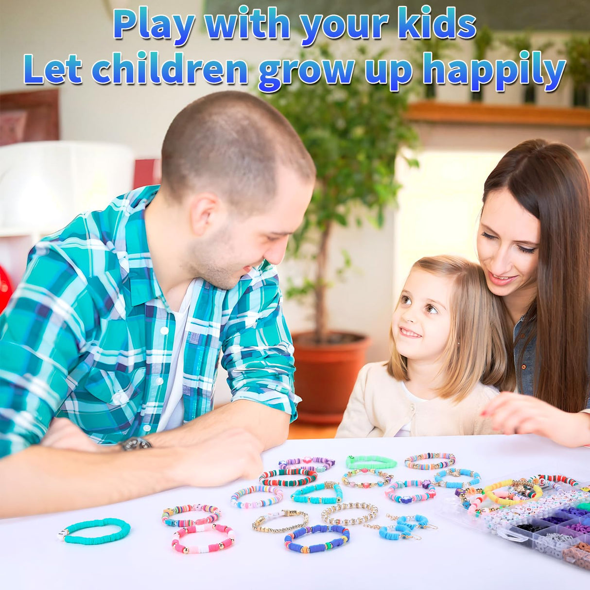 Clay Beads Bracelet Making Kit, 6500 Pieces, 24 Colors, Preppy Beads with Charms, DIY Jewelry Crafts for Kids 6-13 AIPRIDY