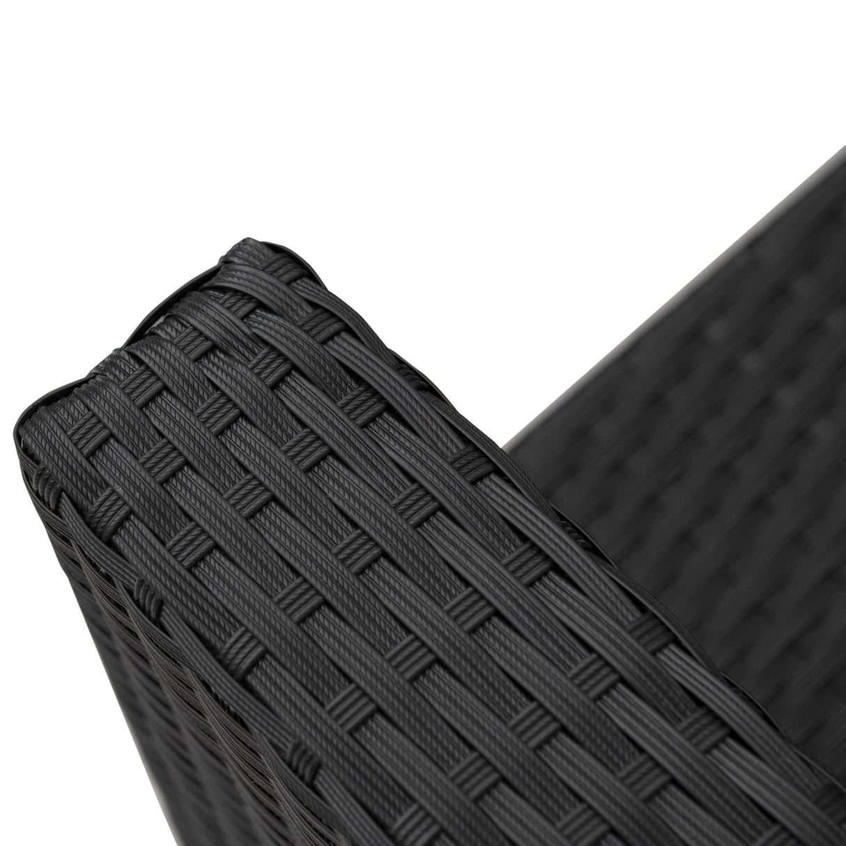 Outsunny 4 Piece Wicker Patio Furniture Set with Cushions, Outdoor Sectional Furniture with 2 Sofa, Loveseat, and Glass Top Coffee Table, Conversation Sofa Sets for Garden, White Outsunny