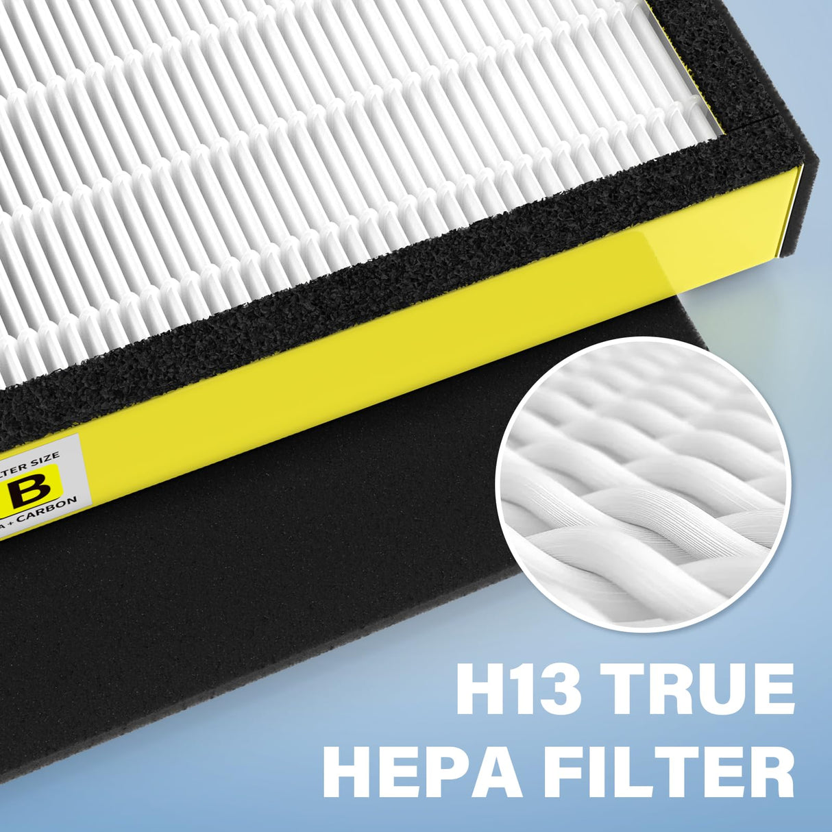 4 Pack FLT4825 HEPA Filter B Replacement Compatible with AC4825 AC4825E AC4300 AC4800 AC4900 AC4850, 4 True HEPA Filters & 6 Activated Carbon Pre-filters FMDZFL