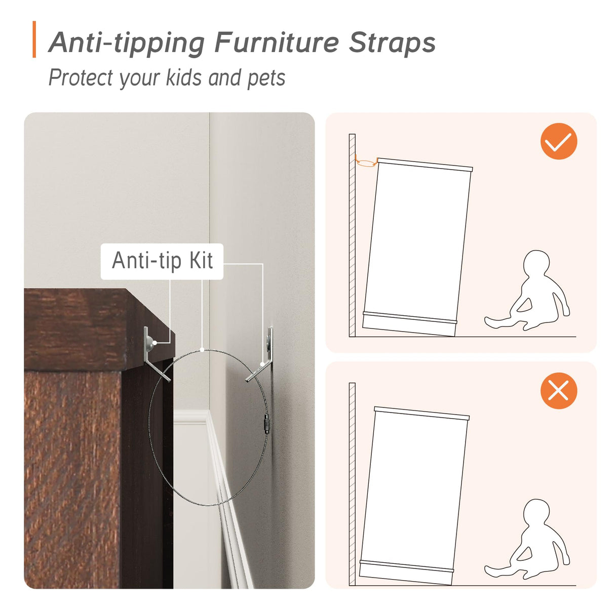 WAMPAT 2 in 1 Dresser with 12 Drawers for Bedroom, Wooden Closet Organizers and Storage, Drawer of Chest for Liviing Room, Hallway, Rustic Brown WAMPAT