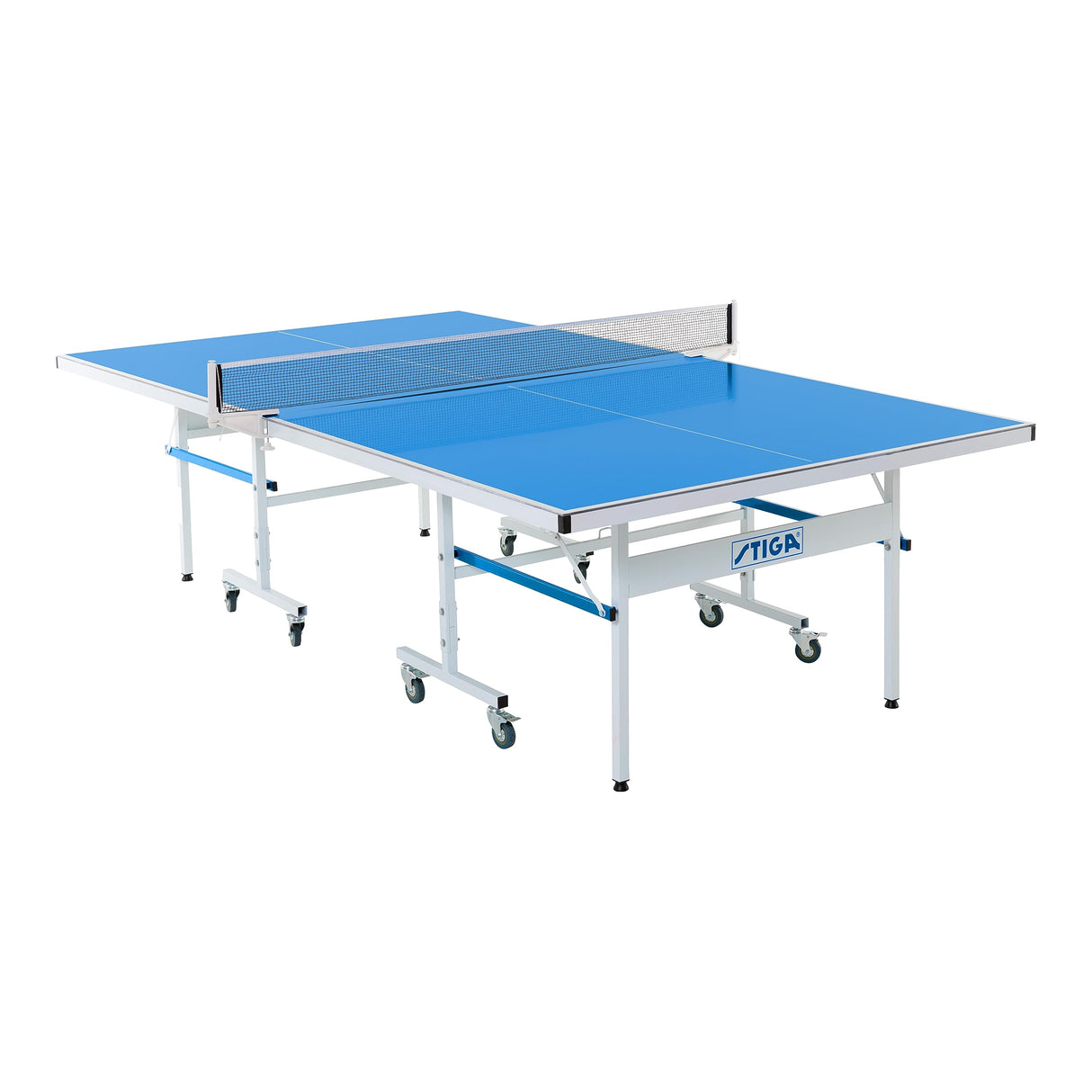 STIGA XTR Professional Outdoor Table Tennis Tables – All Weather Aluminum Waterproof Outdoor or Indoor Design with Net & Post - 10 Minute Easy Assembly Ping Pong Table with Compact Storage STIGA