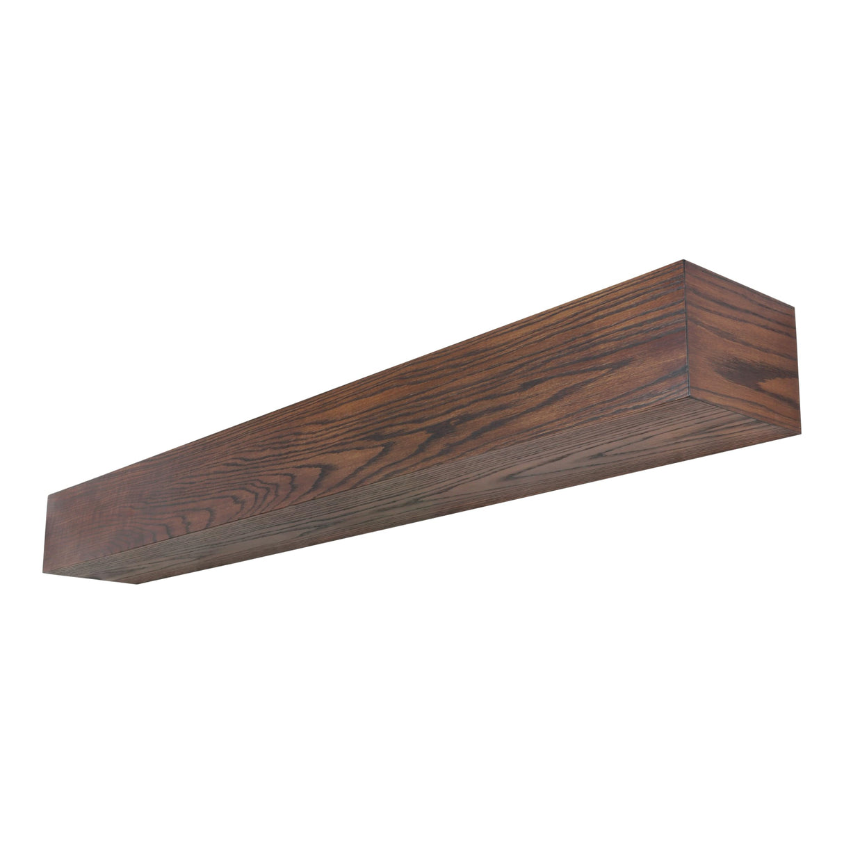 Pennsylvania Woodworks Fireplace Mantel, Handmade in The USA, Oak Wood Wall-Hanging Mantel Shelf, Farmhouse Wall Shelf Design, Easy to Mount and Heavy Duty, 48 in, Medium, Heritage Walnut Pennsylvania Woodworks