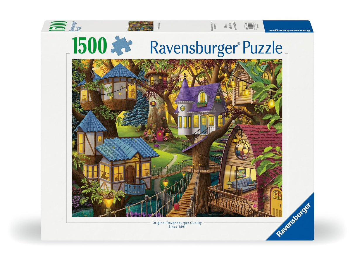 Ravensburger Twilight in The Treetops 1500 Piece Jigsaw Puzzle for Adults - 12001009 - Handcrafted Tooling, Made in Germany, Every Piece Fits Together Perfectly Ravensburger
