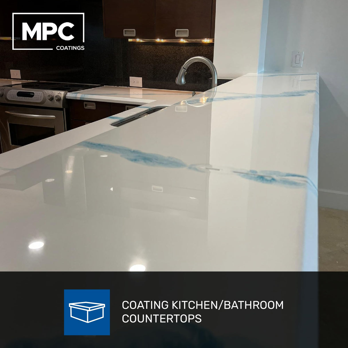 MPC-191 Epoxy Resin Kit, Countertop Epoxy Kit for Versatile Use,Clear Master Protective Coatings