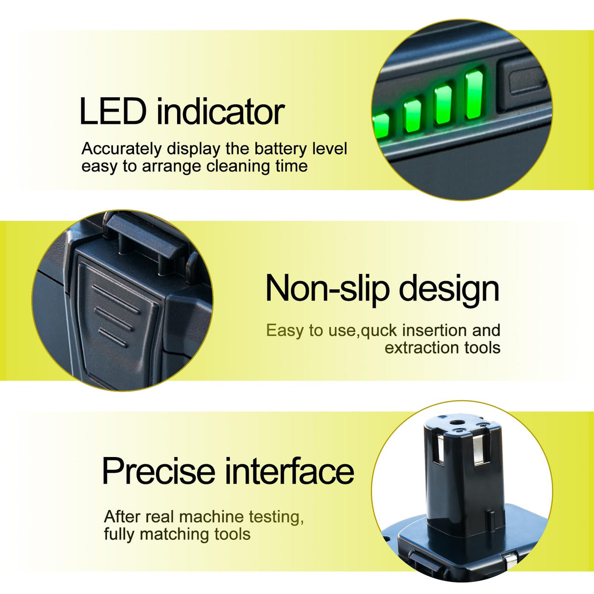 JGSPJ 4.0Ah Battery Replacement for Ryobi 18V ONE+ Battery P102 P103 P104 P105 P107 18Volt Lithium Battery 2Packs JGSPJ