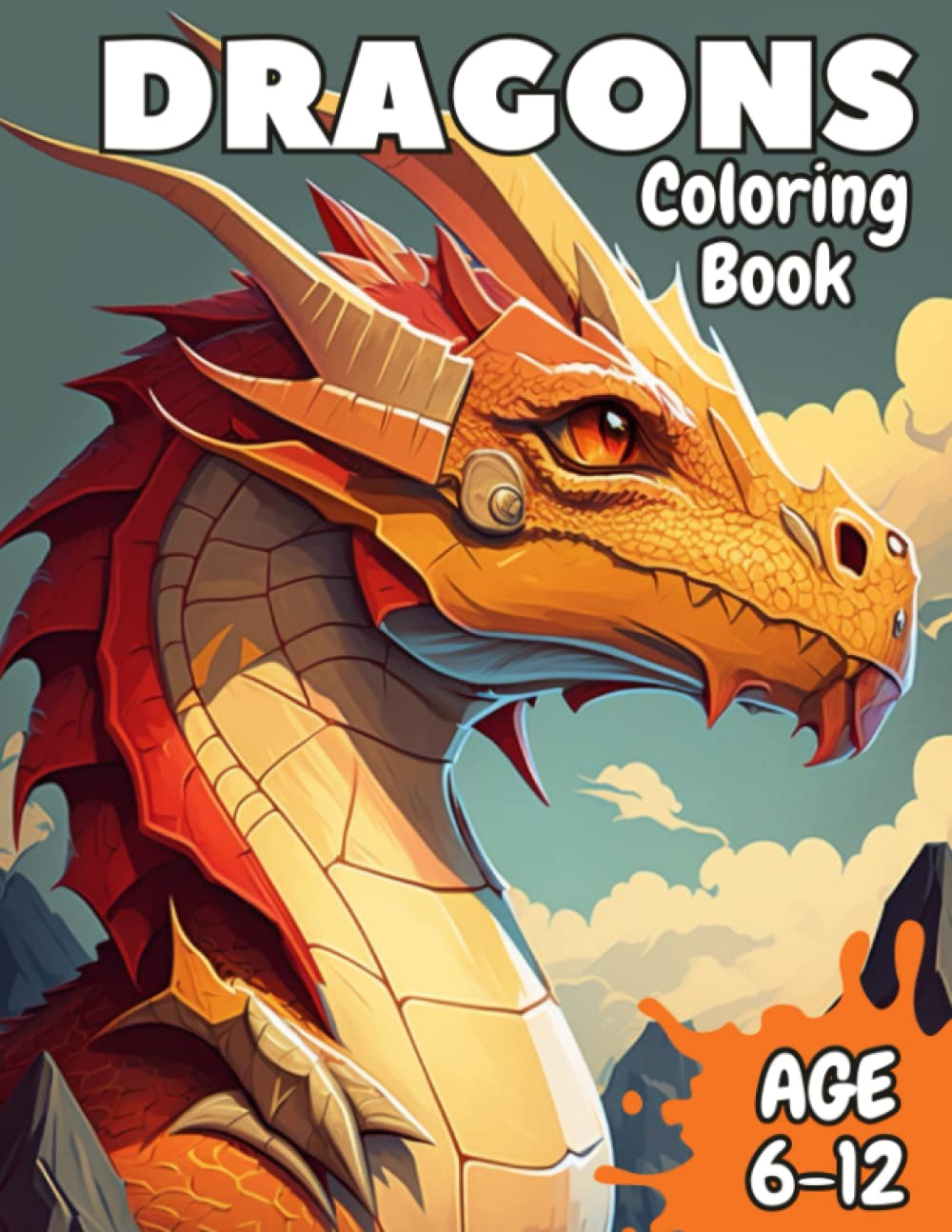 Dragons Coloring Book: Incredible dragons coloring book for kids! WoodArtSupply