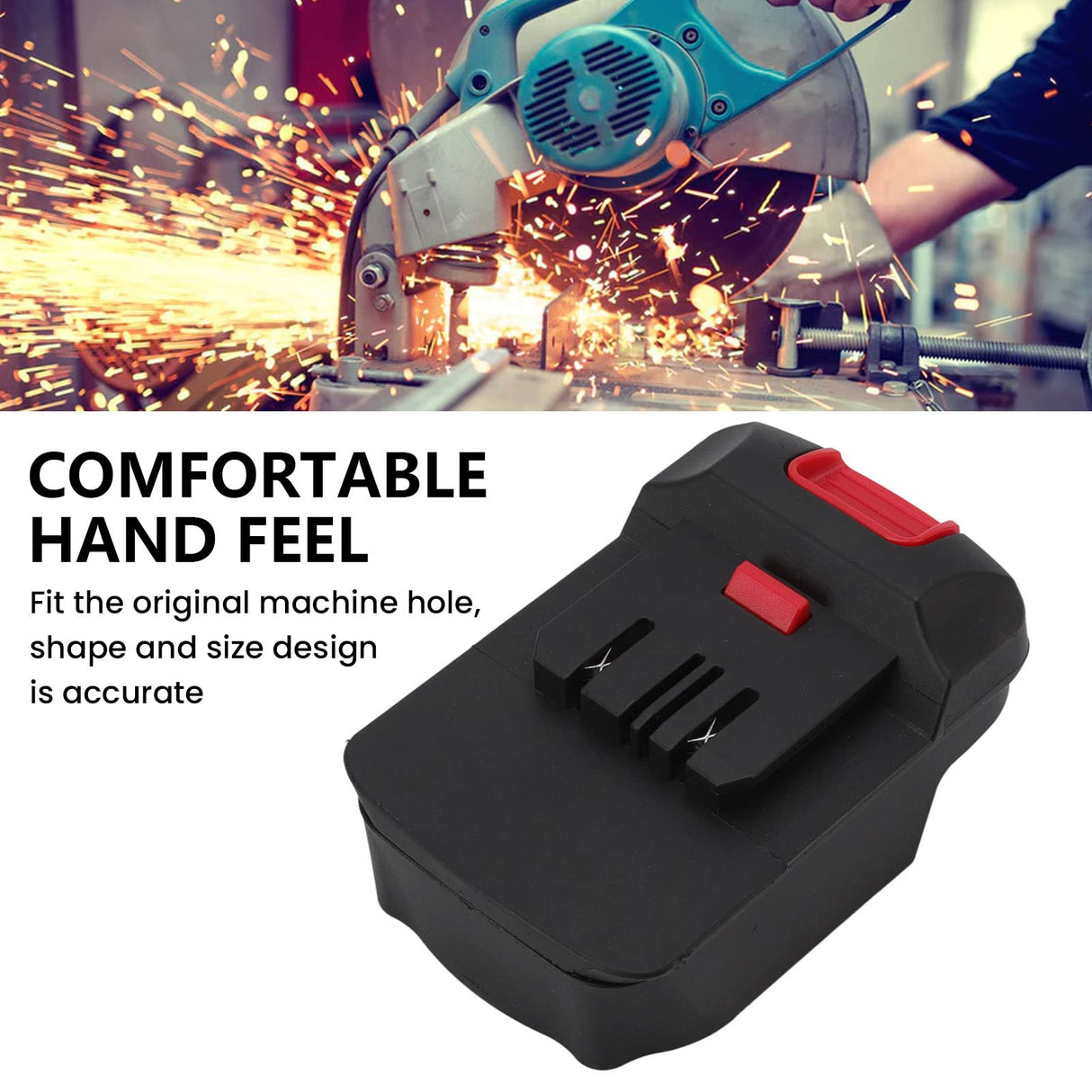 18V to 20V Battery Adapter Battery Converter for Woodworking Power Tool Adapter Multiple Protection Functions Haofy