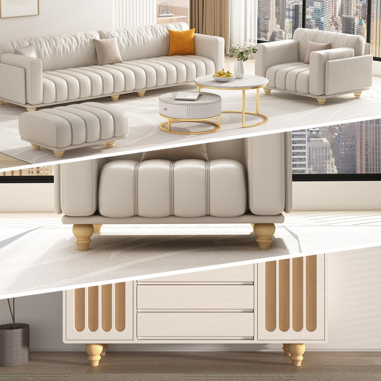 Xlroaafs Wood Couch Legs 5 inch Sofa Legs for Furniture Set of 4, Natural Replacement Wooden Legs Furniture Feet Table Cabinet Dresser Bed Frame Legs Xlroaafs