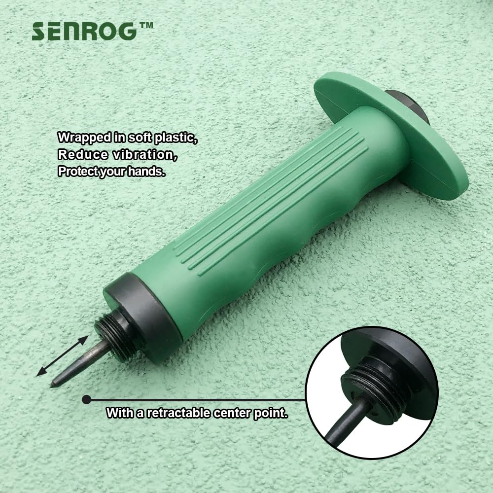 SENROG 12 in 1 Hole Punch Set, Hollow Punch Set for Leather, Gasket Hole Punch Set, Rubber Hollow Hole Punch Set, Plastic Sheet Gasket Punch Set, 3/16'' to 1-1/4'' Hole Punch Kit with Handle SENROG