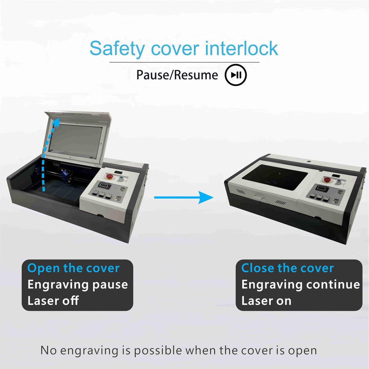 ANKZONE 40w Laser Engraver (8" X 12"),Cutting Wood,Acrylic,Decor& More. Desktop CO2 Laser Engraver & Cutter for Beginners with DIY Design,Air-Assisted, Honeycomb Panel ANKZONE