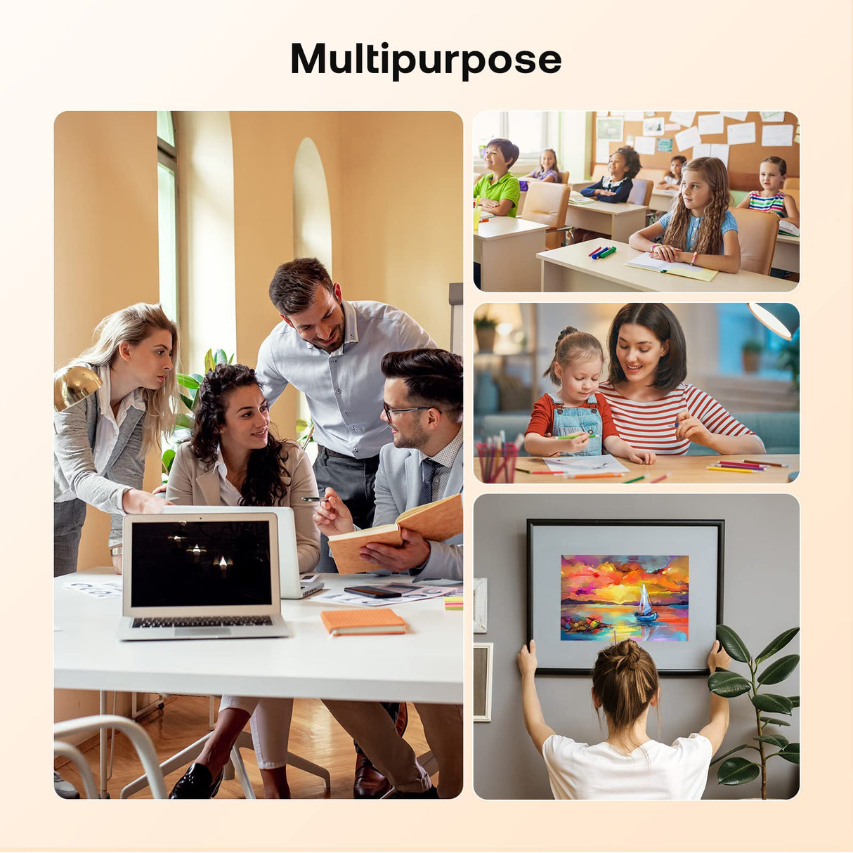 Abfray PG-275 XL/CL-276 XL Multi Value Pack Compatible for PIXMA TS3520 TS3522 and TR4720 TR4722 Printers, Remanufactured Replacement PG275/CL276 High Yield Ink Cartridge for Printer Abfray