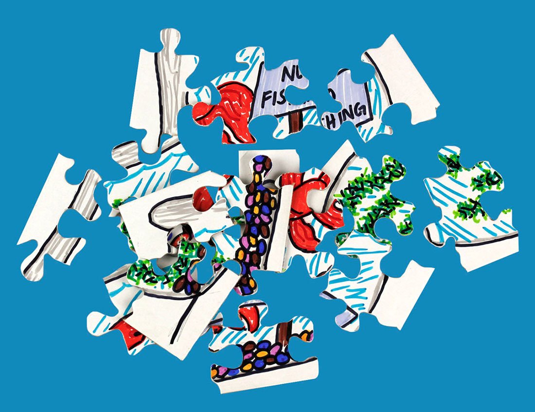 8 Blank Jigsaw Puzzles with Envelopes – 4 x 5.5 Inch, 16 Pieces Each – Hygloss DYI party invites, Perfect for Decorating, Kids' Activities, Arts & Crafts or Party Favors Hygloss