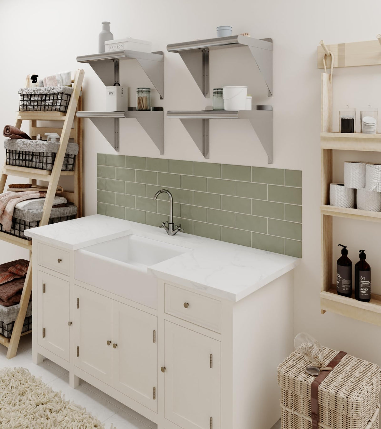 AmGood 12" X 16" Stainless Steel Wall Shelf | Metal Shelving | Garage, Laundry, Storage, Utility Room | Restaurant, Commercial Kitchen | NSF AmGood