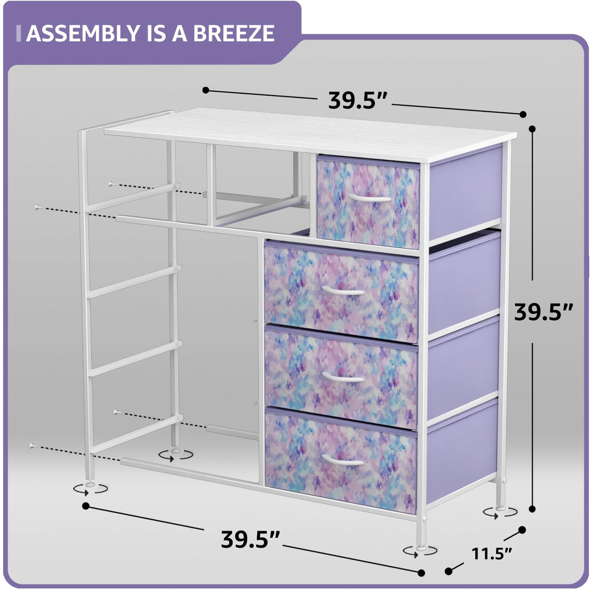 Sorbus Kids Dresser with 9 Drawers - Furniture Storage Chest Tower Unit for Bedroom, Hallway, Closet, Office Organization Sorbus