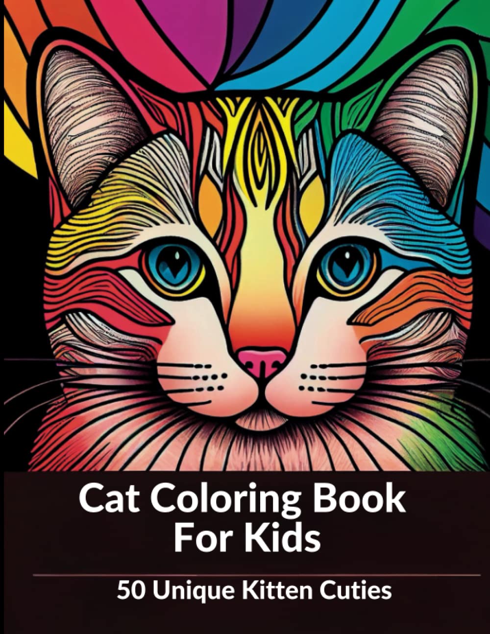 Cat Coloring Book for Kids Ages 8-12: 50 Unique Kitten Cuties A Fun and Easy Coloring Book for Kids WoodArtSupply