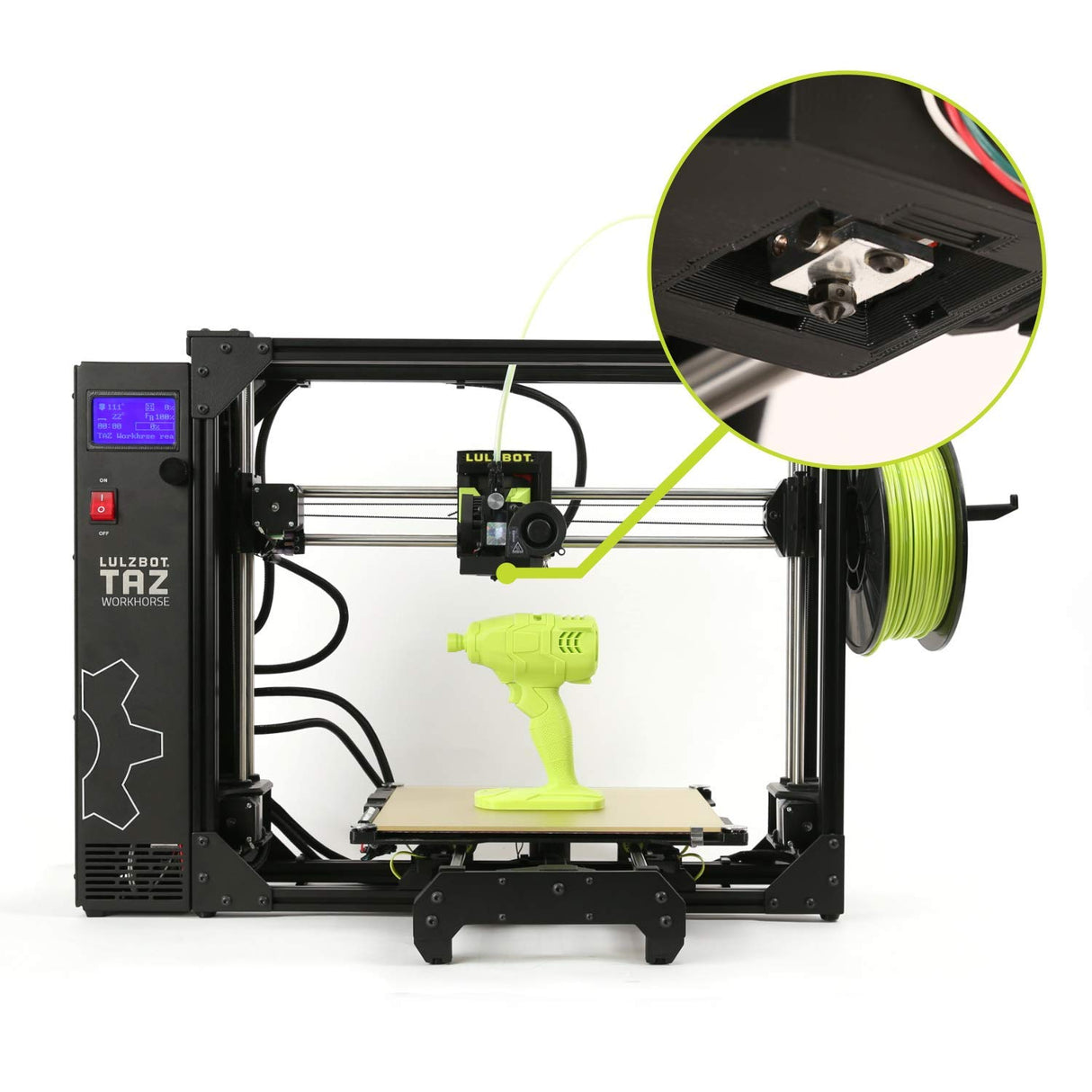 LulzBot KT-PR0051NA TAZ Workhorse 3D Printer LulzBot