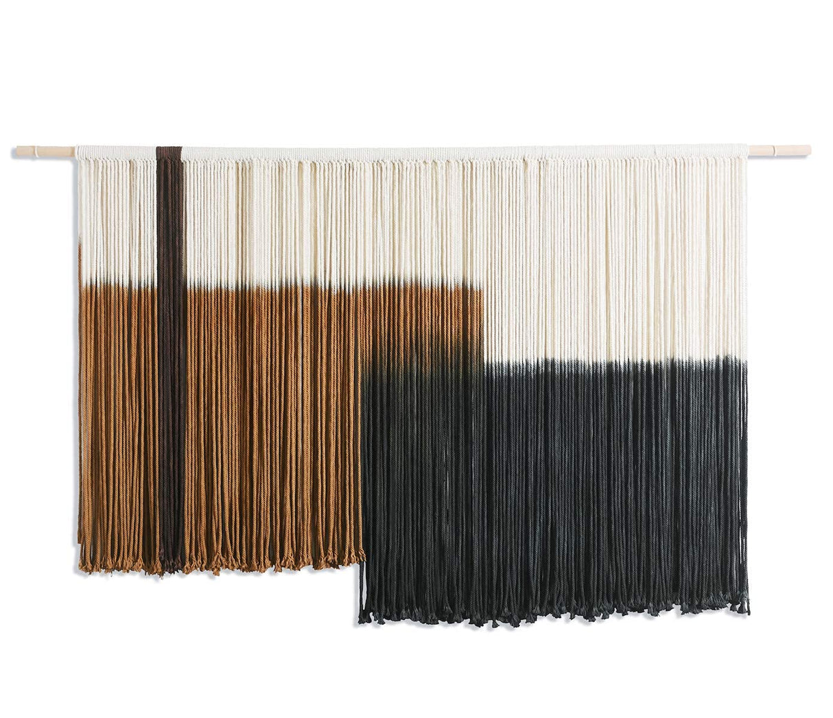 Macrame Wall Hanging Large Dip Dye Tapestry Fiber Wall Art Boho Bedroom Décor 59''W*35''L Flber