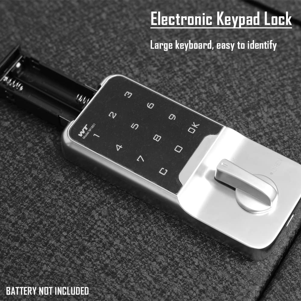 Center Console Gun Safe Vault - WASAI Vehicle Safe Vault Compatible with Hyundai Palisade 2020-2025, Anti-Theft High Security Armrest Lock Box with Electronic Keypad Lock. WASAI