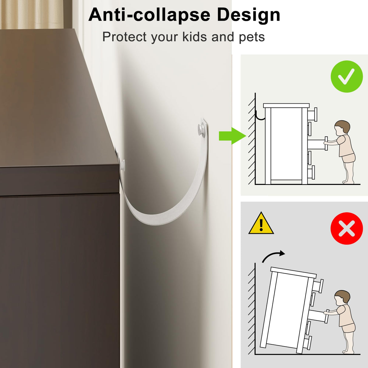 Jocoevol Modern 6 Drawer Dresser - Simply Chest of Drawers for Bedroom, Closet, Living Room, Hallway, Entryway, Wood Storage Double Dresser with Smooth Metal Rails - Retro Brown Jocoevol