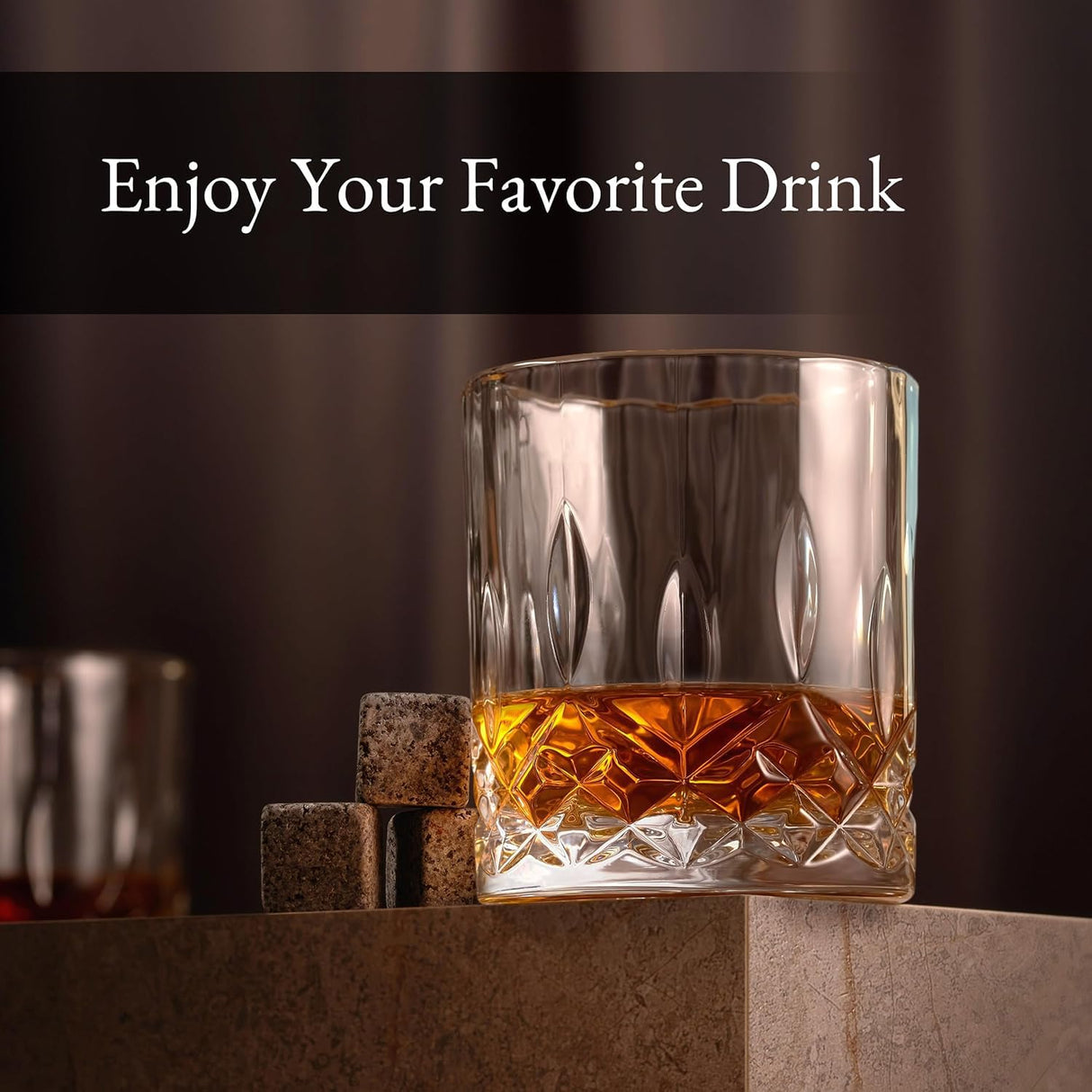 Luxury Gift For Men – Whiskey Decanter Set For Beloved Husband Or Dad Birthday Gift – 2 Whiskey Glasses And Decanter Set Is a Great Gift Idea for Whisky, Bourbon, Scotch lovers Hydro Gizmos