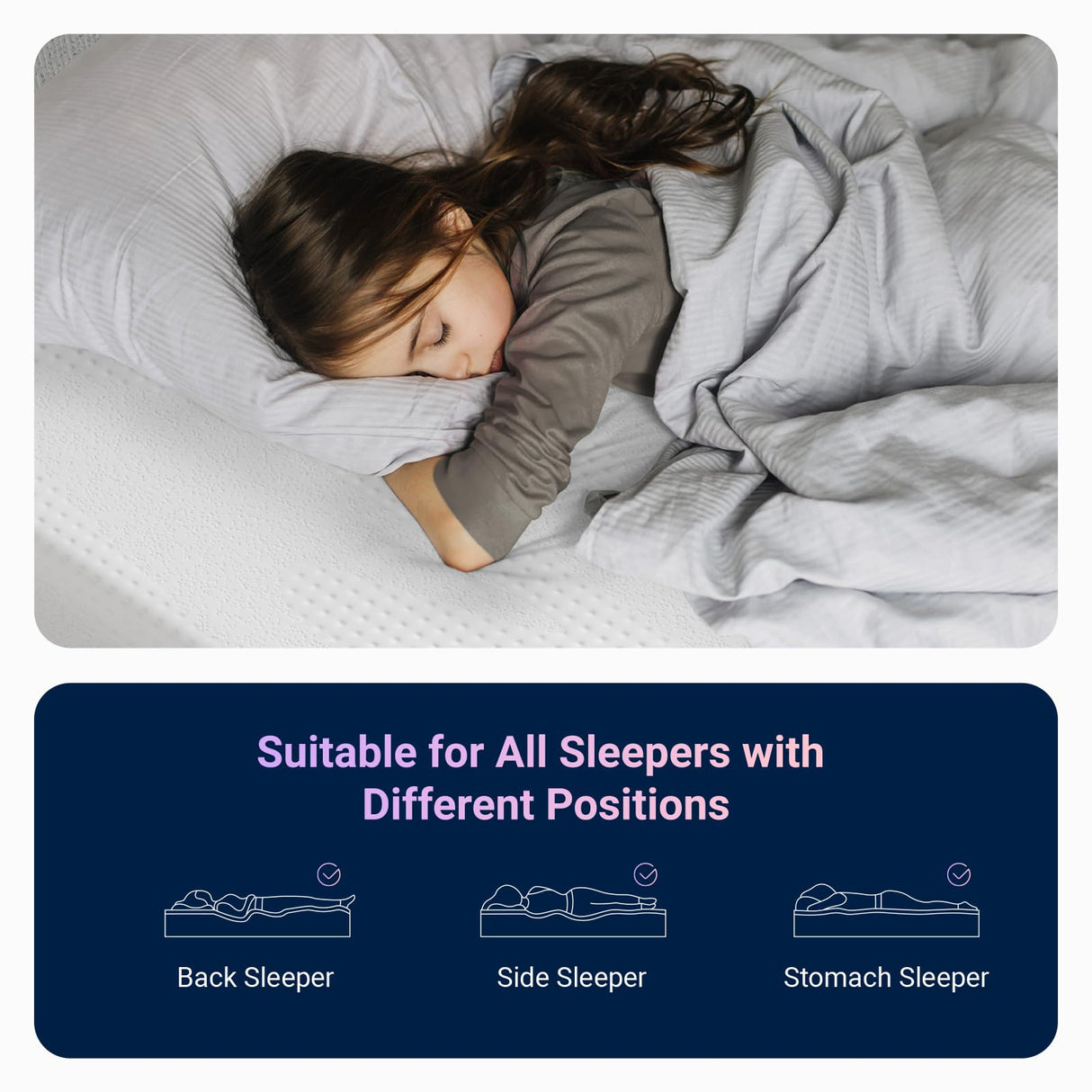 Avenco Twin Mattress, 5 Inch Twin Size Mattress for Kids, Gel Memory Foam Mattresses for Cooling Night Sleep & Pressure Relief, Colchones Fiberglass Free CertiPUR-US Certified Avenco