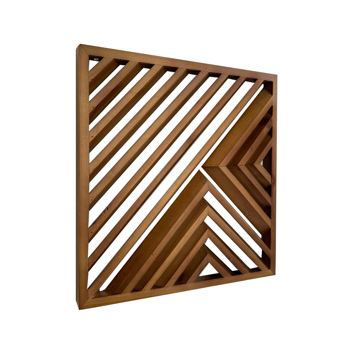 Musanpou Wood Geometric Home Wall Decor Slatted Wood Design Wall Sculpture,Set of 3 Wood Wall Art decorate,Boho Bathroom Bedroom Living Room rustic Home Decoration Musanpou