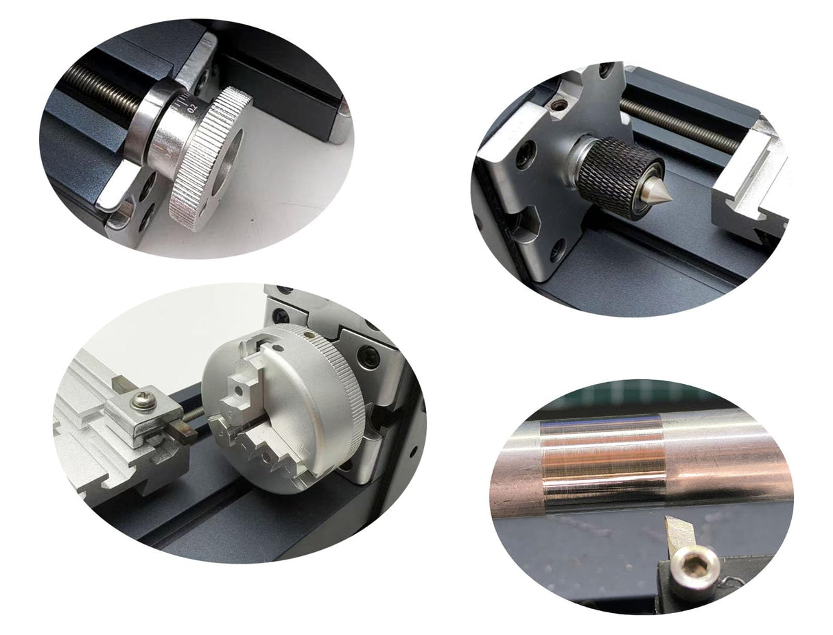 EssSthmy Mini Metal Lathe Machine, 36W 20000 RPM, Benchtop Lathe for Woodworking DIY,Crafting Wood & Soft Metal EssSthmy