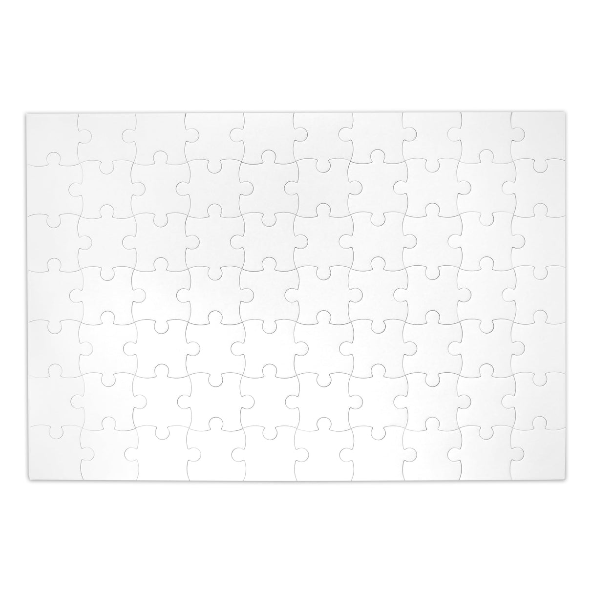 Large Blank Puzzle 33x23 inches, 70 Pieces - Ideal for Wedding Birthday Party and Special Events, DIY Painting, Art and Craft Projects, Guest Book Alternative UNITED CREATIVE