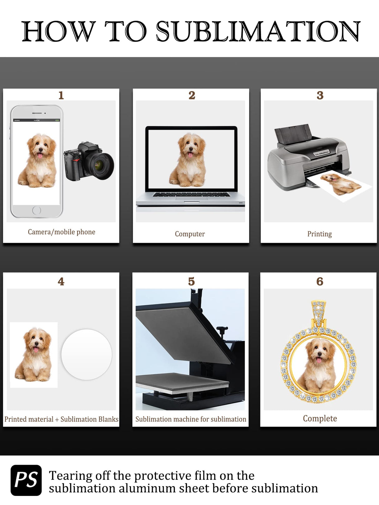 Fumete 24 Pcs Sublimation Rhinestone Pendant Set Including Round Rhinestone Bezel Trays Double Sided Blank Pendant Charms Thick Chains Sublimation Discs for Christmas DIY Making(Gold, White) Fumete