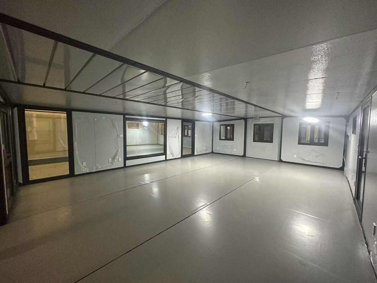 20ft/40ft Storm-Proof Modular Prefab Home | DIY Flat-Pack Kit with Full Kitchen & Bathroom | CE Certified | 10-Year Structural Warranty | Customizable Add-Ons Available Generic