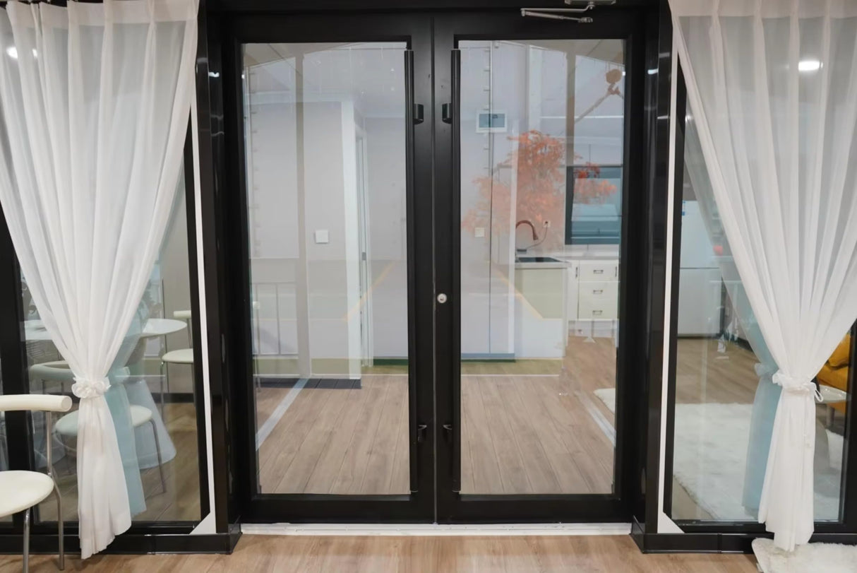 Tiny Houses to Live in for Adults 20ft 30ft 40ft Container Homes Prefabricated Double-Wing Expandable Foldable Container Quick-Moving House for Sale Generic