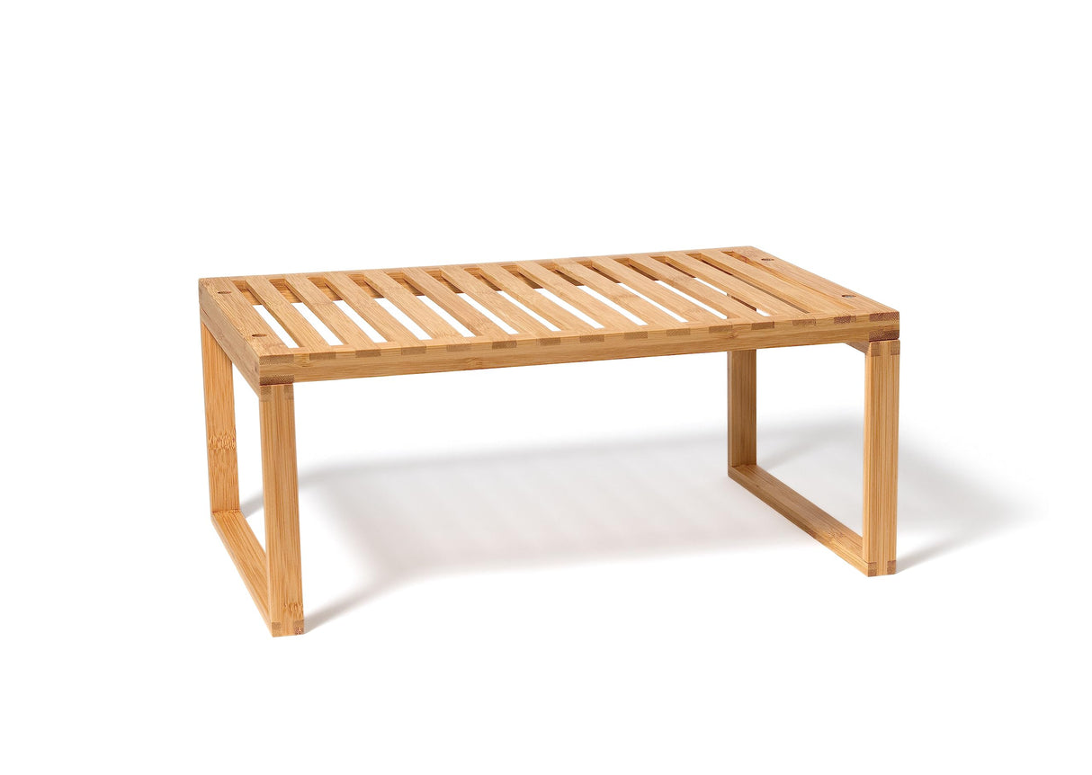 Lipper International Bamboo Kitchen Cabinet Shelf for Organizing a Pantry, Countertop, or Bathroom, 15 5/8" x 10" x 6 1/4" Lipper International