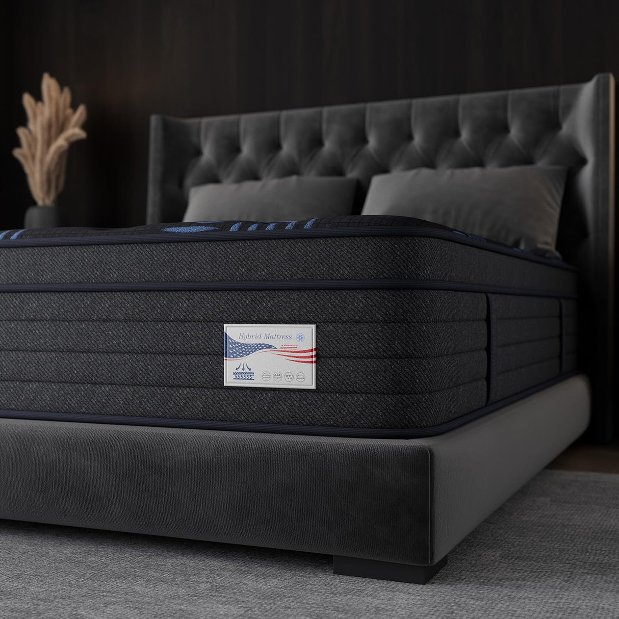 Nedersal Full Mattress 10 Inch,10 Inch Deep Sleep Mattress Extra Lumbar & Shoulder Support,Fiberglass Free, No Odor,365 Night Trial - Forever Warranty,CertiPUR-US Certified Nedersal