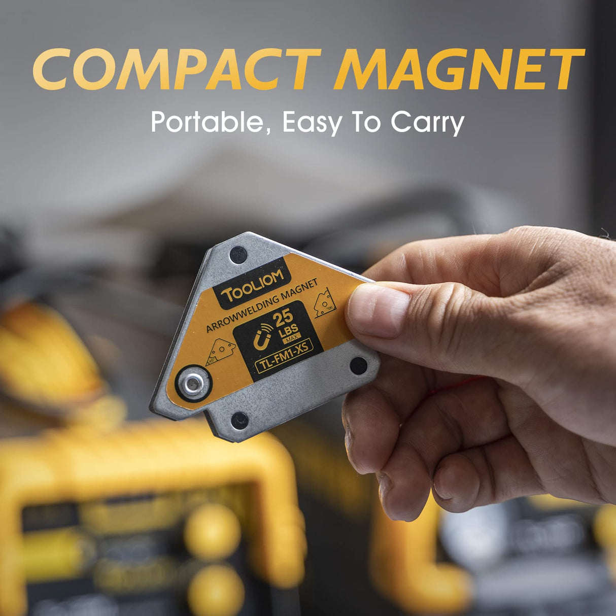 TOOLIOM Arrow Welding Magnets 6Pcs 25LB & 50 LB & 75 LB Strong Hold Magnetic Welding Holder Welder Magnet Set Welding Accessories TOOLIOM