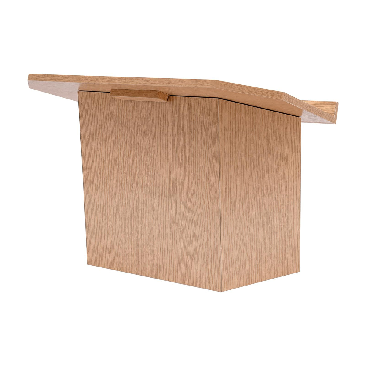 HOLMZCED Foldable Oak Podium Lectern - Portable Desktop Speaker Stand for Any Occasion HOLMZCED