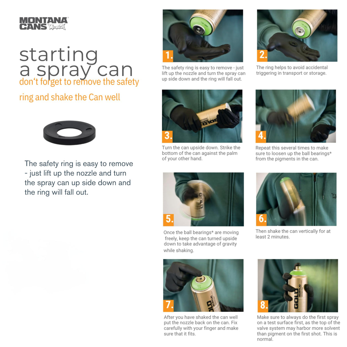 Montana BLACK Spray Paint Set – 6 Pastel Colors Bundle – 400ml Cans – Matte Finish, Fast-Drying, High-Pressure for Precision Graffiti, Street Art & DIY Projects WoodArtSupply